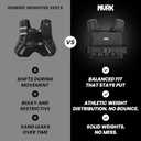 MVRK Weighted Vest Men 100lbs - Weighted Workout Vest With Removable Iron Weights, Heavy Duty Weighted Exercise Vest For Functional Training & Calisthenics - Weight Vest for Men