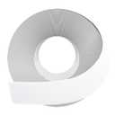 GSCIT Club White Melamine Edge Banding, 1 1/2 inch x 25ft Edge Banding with Hot Melt Adhesive Pre-glued Cabinet Edge Banding Flexible White Veneer Edging for Plywood