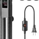 FEDOUR 600W 800W Titanium Aquarium Heater with External Controller, LED Digital Display Submersible Heater with Overheating Protection, for up to 220Gallon Fish and Turtle Tank (800W for up to 220Gal)