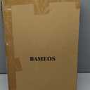 BAMEOS Bamboo Wine Rack Storage, 4 Tier Wine Racks Countertop, Wine Rack Freestanding Floor Wine Holder Cabinet for Kitchen, Bar, Pantry, Wine Cellar, Basement,Study (16.85 L x 9.25W x 17.24H)