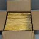 Prestee 300 Count Gold Plastic Silverware Set - Heavy Duty Disposable Cutlery with 100 Forks, 100 Spoons, and 100 Knives - Elegant Gold Plastic Forks and Spoons for Weddings, Holidays, and Parties