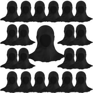 Hercicy Spray Socks Painters Mask Hair Sock Unisex Adult Head Covering Painting Mask Soft Cotton Stretch Hood for Paint (Black)