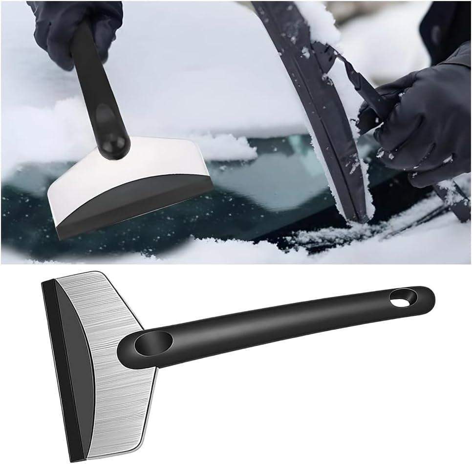 Ice Scraper for Car Windshield, Scratch Free Vehicle Windscreen LCE Snow Frost Remover with Ergonomic Handle, Auto Window Ice Breaker Shovel Cleaning Tool, Universal Fit (Medium)