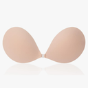 Awant Strapless Sticky Bra Invisible Sticky Boobs Silicone Adhesive Bra Backless Pushup Lift Bra Beige. Size A