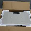 3D Vibration Plate Exercise Machine for Lymphatic Drainage, Whole Body Vibration Plate for Weight Loss, 330lbs Capacity Vibrating Platform Board Home Gym Quiet, 5 Yoga Belts & 2 Resistance Bands