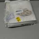 Off White Sheer Curtain Linen Look 84 Inches Long 2 Panels, Gauze Pinch Pleat Curtains & Drapes Light Filtering, Thin Semi Transparent Ceiling Curtains with Hook, Elegant Window Treatments