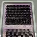Lash Clusters with Spikes 200D Volume Eyelash Clusters Long Fairy Lashes DIY Cluster Eyelash Extensions Wispy 3D Individual Lashes Spiky Cluster Lashes by zanlufly