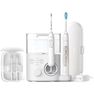Philips Sonicare Countertop Power Flosser & Toothbrush System 7000, White