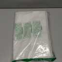 Nanspring Cream Linen Kitchen Curtains 24 Inch Length Tier Ticking Stripe Small Drapes for Living Room Bathroom Cafe Small Window Rustic Light Filtering Flax Back Tab Rod Pocket 2 Panels 18Wx24L (Natural)