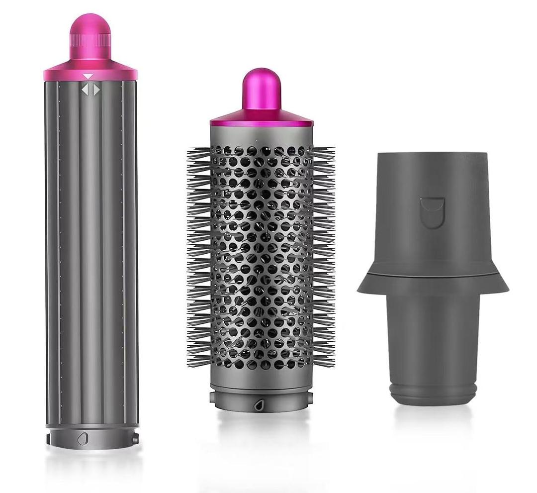 40MM/1.6 inch Long Curling Wand Hair Dryer Attachment forDyson HS01 /HS05 HD01/HD08 Hair Curlers Compatible Curling Wand Hair Dryer