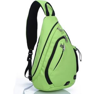 INOXTO Sling Bag, Multipurpose Crossbody Shoulder Bag for Men and Women (Fruit Green)