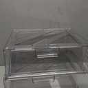 Vtopmart 2 Pack Large Stackable Storage Drawers,Easily Assemble Clear Acrylic Bathroom Closet Undersink Organizers,Plastic Storage Bins for Cabinet,Kitchen Pantry,Medicine Organization