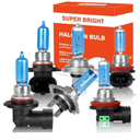 Fit for 2011 2012 2013 Mazda 6,9005 H7 High Low Beam ＆H11 Fog Light High Performance Halogen Headlight Bulbs,300% Brighter,IP68,plug and play,5000K White Light,6 pcs