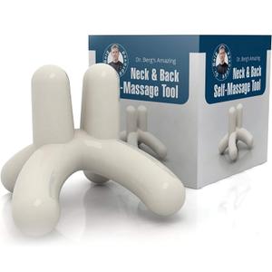 Dr. Berg Body, Neck & Back Self-Massage Tool - Comes with an Instructions Manual & Access to How-to Online Videos