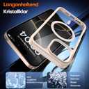 2 x TAURI for iPhone 16 Pro Case, Compatible with MagSafe [Not-Yellowing] with Screen Protectors, Military-Grade Protection, Slim Magnetic Case for 16 Pro 6.3", Desert