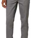 Amazon Essentials Men's Slim-Fit Wrinkle-Resistant Flat-Front Stretch Chino Pant (Gray)