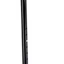 Medline Standard Aluminum Cane with Contoured Foam Handle, Adjustable Height (30-38 inches), Black - Pack of 6, Ideal Lightweight Mobility Aid for Stability and Support