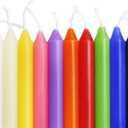 YOROXRG 100 pcs Spells Chime Candles Unscented Assorted Colors Mini Taper Candles | 4" Tall x 1/2" Diameter | Great for Casting Chimes, Rituals, Spells