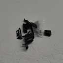Prime-Line K 5080 1-3/4 In., Black, Colonial Push Button Lock with Key (Single Pack)