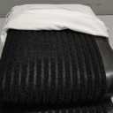 Door Mat Heavy Duty Outdoor Indoor Doormat Low Profile Front Door Mat Large 35x60 inch Jet Black Entrance Welcome Mats Easy Clean Patio Entrance Mat Waterproof Anti-Skid Rubber Backing Jet Black