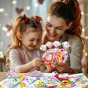 2 x Rotu Valentines Cards for Kids Classroom - Valentines Day Gifts for Kids Valentines Day Cards for Kid School Valentine Day Classroom Favors Valentine Class Gifts Paint Set (240 PCS)