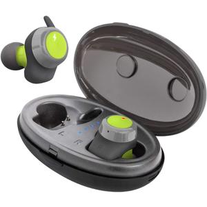 Helix True Wireless Ultra Sport Earbuds, 5.0 Bluetooth Earphones, HD Audio, SecureLock Fit, IPX4 Waterproof, Auto-Pairing, Workout, Sport (Water/Sweat Resistant)