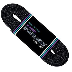 Bont Skates 8mm Shimmer Laces - 79" 96" 108" - Dynamite Black (79")
