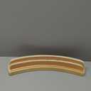BESTonZON Card Holders for Playing Cards, Wood Playing Card Holder Hands Curved, Card Game Tray Rack Wood Playing Card Organizer Tray Card Game Accessories for Bridge Canasta Card Playing (35.5X6.5CM)
