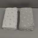 KeaBabies 2Pack Organic Crib Sheets for Boys, Girls  52x28 Fitted Crib Mattress Sheet Neutral, Breathable Jersey Cotton Cover for Baby Bed, Toddler Mattress, Soft & Cute Prints (Herb)