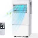 Air Choice Portable Air Conditioner, 10000 BTU Air Conditioner Portable for Room Up to 450 Sq.Ft, Remote Control, 24H Timer, Dehumidifier & Fan Modes, 3-in-1 AC Unit with Window Kit for Home Office