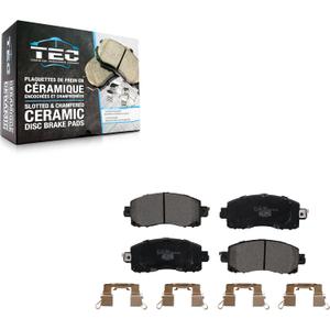 TEC Front Ceramic Disc Brake Pads TEC-2045 Replacement For Subaru Crosstrek Forester Outback Impreza WRX Legacy