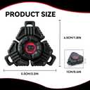 Latest Models 3D Printed Fidget Spinner, Multiple Rotation ModesLong Spinning, Cool Silent, Small Mini Toys for Anyone Anxiety, Quiet Bearing