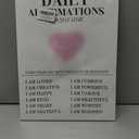 Daily Affirmations for Women Wall Art, Positive Quotes Wall Decor, Inspirational Canvas Framed Wall Art Ready to Hang for Home Office Wall Decor