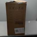 DUMOS Criss Cross Chair Legged Office Wide Comfy Desk Seat, No Wheels Armless Computer Task Seating, Swivel Vanity Home Height Adjustable (Beige)