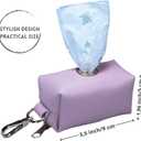 Pink Portable Diaper Bag Dispenser, 100 Rose Scented and Compostable Diaper Bags, Leak Proof Diaper Trash Bags, Baby Essentials Must Haves, Diaper Change On The Go.