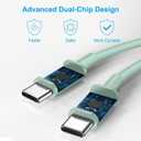 45W USB C Super Fast Charger, Type C Charger Fast Charging Block, Android Phone Charger with 6Ft Type C to C Cable for Galaxy S25 Ultra/S25/S24/S23/S22/S21/S20/Note 20/Note 10Green