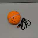 Interactive Dog Toys Dog Ball, Durable E-TPU Material,3 Play Modes with Colorful Lights, Automatic Moving, Bouncing and Rotating for Medium and Large Dogs Indoor & Outdoor (Orange)