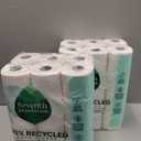 Seventh Generation Toilet Paper White Bathroom Tissue 2-ply 100% Recycled Paper without Chlorine Bleach 24 count, Pack of 2