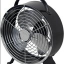 coolworks X 6 Inch Retro Drum Fan - Black