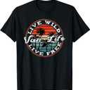 Retro Vintage Van Life Dwellers Vanlife Nomads T-Shirt, Men