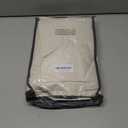 100% Blackout Shield Linen Blackout Curtains for Bedroom 72 Inches Long, Back Tab/Rod Pocket Living Room Drapes, Thermal Insulated Blackout Curtains 2 Panels Set, 50" W x 72" L,Cream