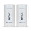 Native Deodorant Contains Naturally Derived Ingredients, 72 Hour Odor Control, Deodorant for Women and Men, Aluminum Free, Sea Salt & Cedar 2.3 oz (Pack of 2)