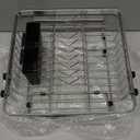 MAJALiS Dish Drying Rack Over The Sink, Expandable Stainless Steel Dish Drainer for Small Kitchen Counter Space Saving, RV Compact Plate Strainer In Silver Metal with Hanging Adjustable Utensil Holder