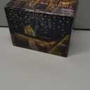 30.5FT Solar Christmas Icicle Lights for Outside, 8 Modes Snowflake & Star Eaves Christmas Decorations, Waterproof Outdoor Solar String Lights Decor for Gazebo, Patio (Warm White)