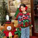 Simplee kids Ugly Christmas Sweater Family Matching Outfits for Women Men Party Sweaters Knitted Pullover (Small)