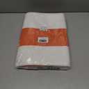 IOHOUZE Fall Door mat 3x5 Ft Orange White Striped Area Rug Washable Front Porch Rug Striped Door Mat Outside Entrance Entryway Doormat for Fall, Halloween, Thanksgiving Porch Decor