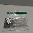 (1x4 Inch, 16 Sets) Strips with Adhesive for Fabric, No Sew Stick On for Fabric, Sticky Back for Clothes, Curtains - Heavy Duty Double Sided Hook and Loop Hem Tape Fasteners, No Sewing No Iron, Black