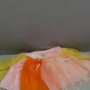 1St Birthday Baby Girl Outfit First Trip Around The Sun Romper Tulle Tutu Skirt Dress One Year Old Birthday Gifts (Sun One Outfit-Yellow, 12-18 Months)