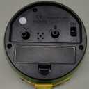 SHISEDECO Small Tableclocks Classic Non-Ticking Tabletop Alarm Clock with Backlight, Battery Operated Astronaut Deskclock with HD Glass for Living Room Bedroom Bedside Indoor Decor (Green)