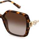 Retro Square Sunglasses for Women Oversized Vintage Style Sun Glasses UV Protection Metal Temple